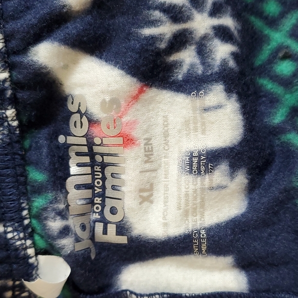 Jammies for your family polar bear fleece bottoms - Picture 4 of 6